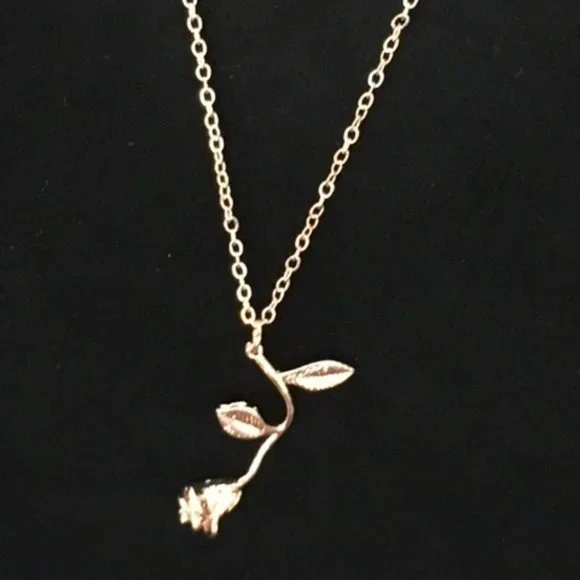 Adorable Rose Pendant Necklace, NWOT, Great Condition - Picture 8 of 8